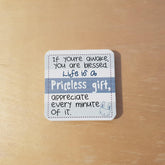 C&F Wooden Quote Magnet - If You Are Awake - Kids Haven